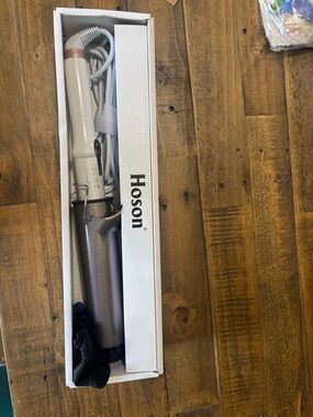 Women’s Curling Iron - White and Metallic Bronze